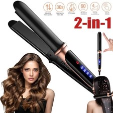Hair Straightener Curler 2 in