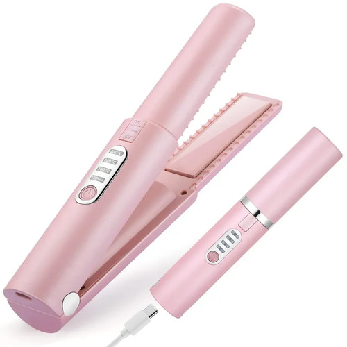 Cordless hair straightener and - hair,