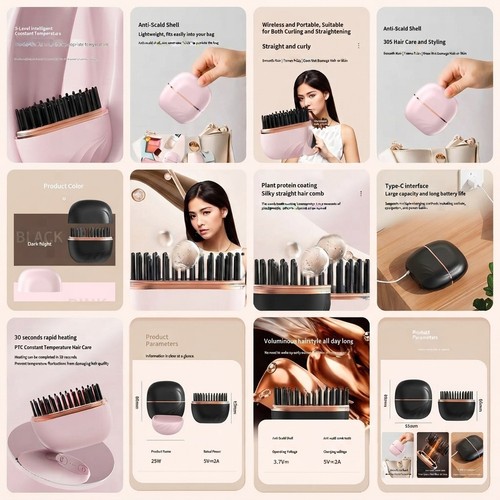 Cordless hair straightener - cordless,