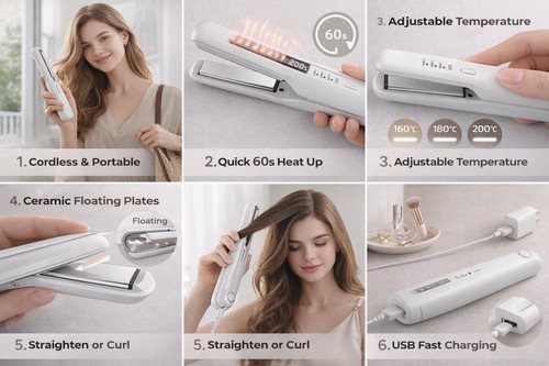 Cordless hair straighteners - cordless,