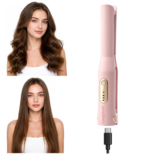Cordless hair straightener and - hair,